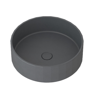 Matte Finish 1 Basin Cement Sink Dengan Lokasi Center Drain