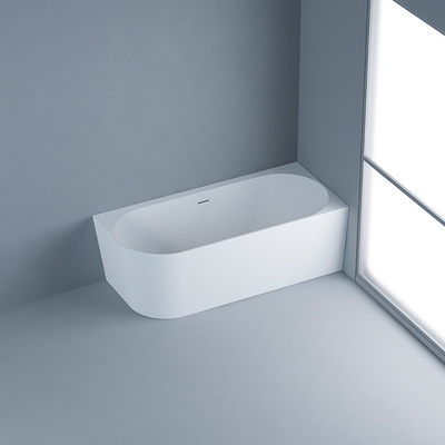Acrylic segar bebas berdiri bak mandi Putih Warna Disesuaikan Untuk kamar mandi