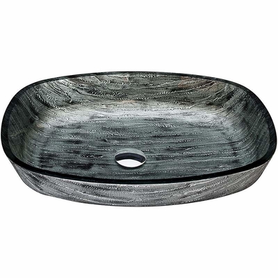45mm Tiriskan Wastafel Tangan Terbaru 40mm Panjang Wastafel Kapal Persegi Panjang Besar