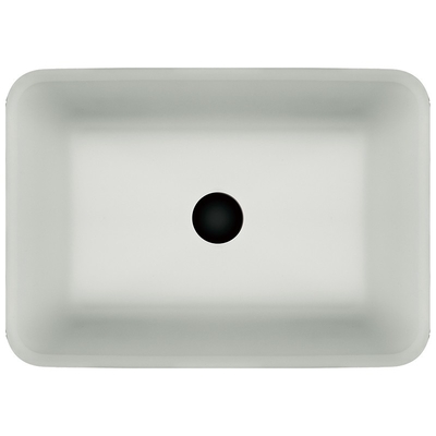Alas Di Atas Meja Rectangular Vessel Sink Glass Bowl Meja Kamar Mandi