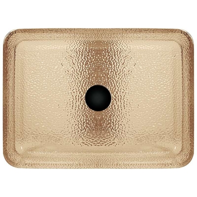 Teh Ringan Toilet Wastafel Tangan Wastafel Kamar Mandi Kristal Bejana Persegi Panjang