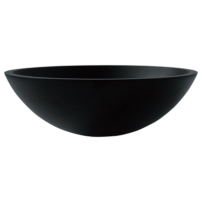 Hotel Acid Matt Black Basin Putaran Kaca Kamar Mandi Anti Karat Selesai