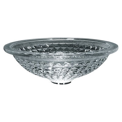 Wastafel Kristal Bulat Cuci Tangan 415mm 140mm Untuk Hotel Die Casting