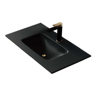 Kamar Mandi Kaca Tempered Wastafel Meja Kaca Tempered Disesuaikan 60cm Sampai 200cm