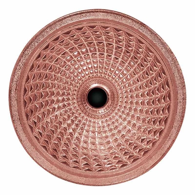 Corong Berbentuk Rose Gold Wastafel Kamar Mandi Kristal Chrome Panjang 450mm
