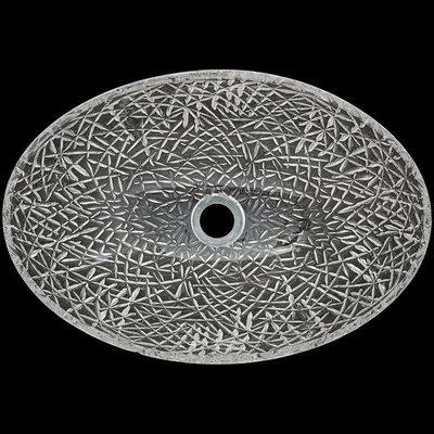 Wastafel Kamar Mandi Oval Terbaru Hand Wash Basin 19.6 Inch * 14.2 Inch Italy Design Artistic