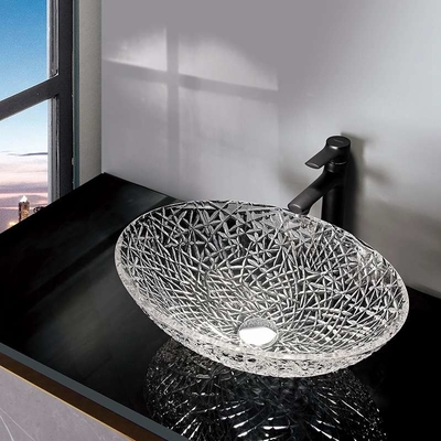 Wastafel Kamar Mandi Oval Terbaru Hand Wash Basin 19.6 Inch * 14.2 Inch Italy Design Artistic