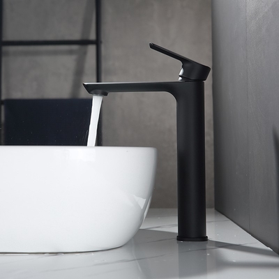Aksesoris Wastafel Kuningan Padat Vessel Single Handle Mixer Tap Tall