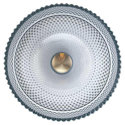 Shinning Chrome Color Glass Hand Wash Basin Diameter 340mm Dan 395mm