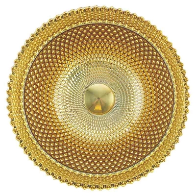 45mm Lubang Pembuangan Kaca Wastafel Warna Emas 18K Wastafel Kamar Mandi Untuk Hotel Rumah
