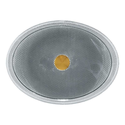 Gaya Eropa Berbentuk Oval Wastafel Kaca Wastafel Bening Kristal Berbentuk Oval
