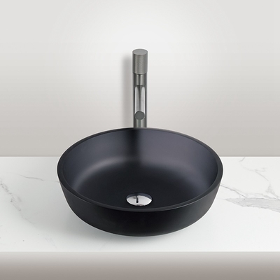 Kamar Mandi Warna Disesuaikan Baskom Cuci Tempered Kaca Countertop Sink