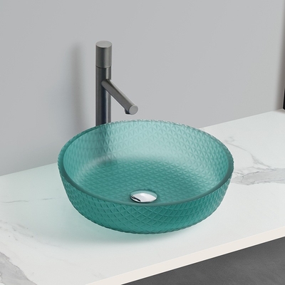 Kamar mandi wastafel meja kaca wastafel tahan air 45mm 1.75 inci lubang pembuangan
