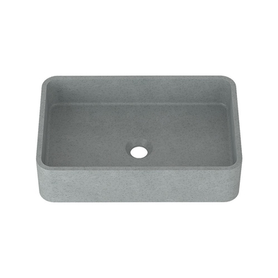 Handmade Pop Up Drain Beton Baskom Cuci Kamar Mandi Countertop Sink