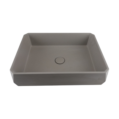 Taupe Clay Counter Top Table Beton Wash Basin Mat Finish