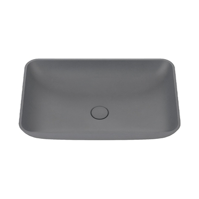 Single Bowl Matte Cement Basin Untuk Kamar Mandi Industri Cuci Tangan