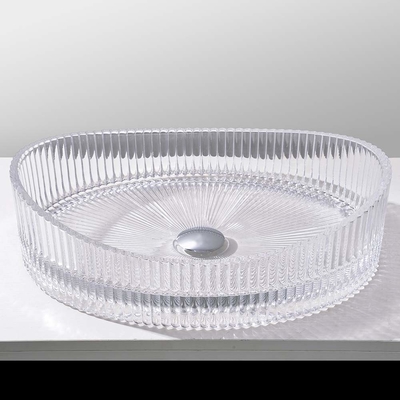 Die Casting Glass Sink Bowl Tanpa Overflow Canggih Dan Trendi