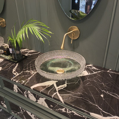 12mm Tepi Tabung Kapal Kaca Bulat Tidak Overflow Bulat 12mm Ketebalan